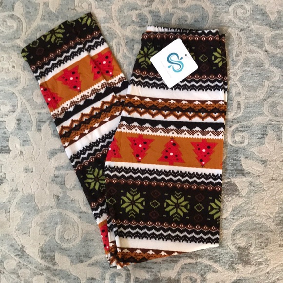 *HOLIDAY SALE* Leggings - Xmas Tree Ultra Soft - Picture 3 of 5